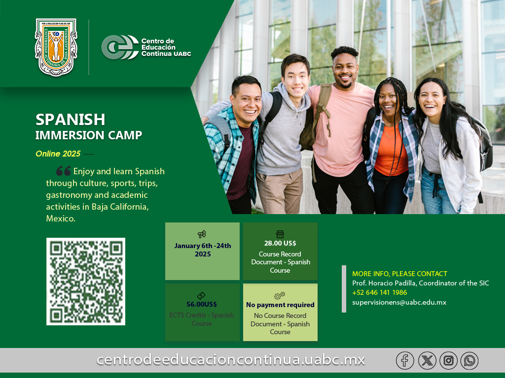 Spanish Immersion Camp Online – Nivel Básico