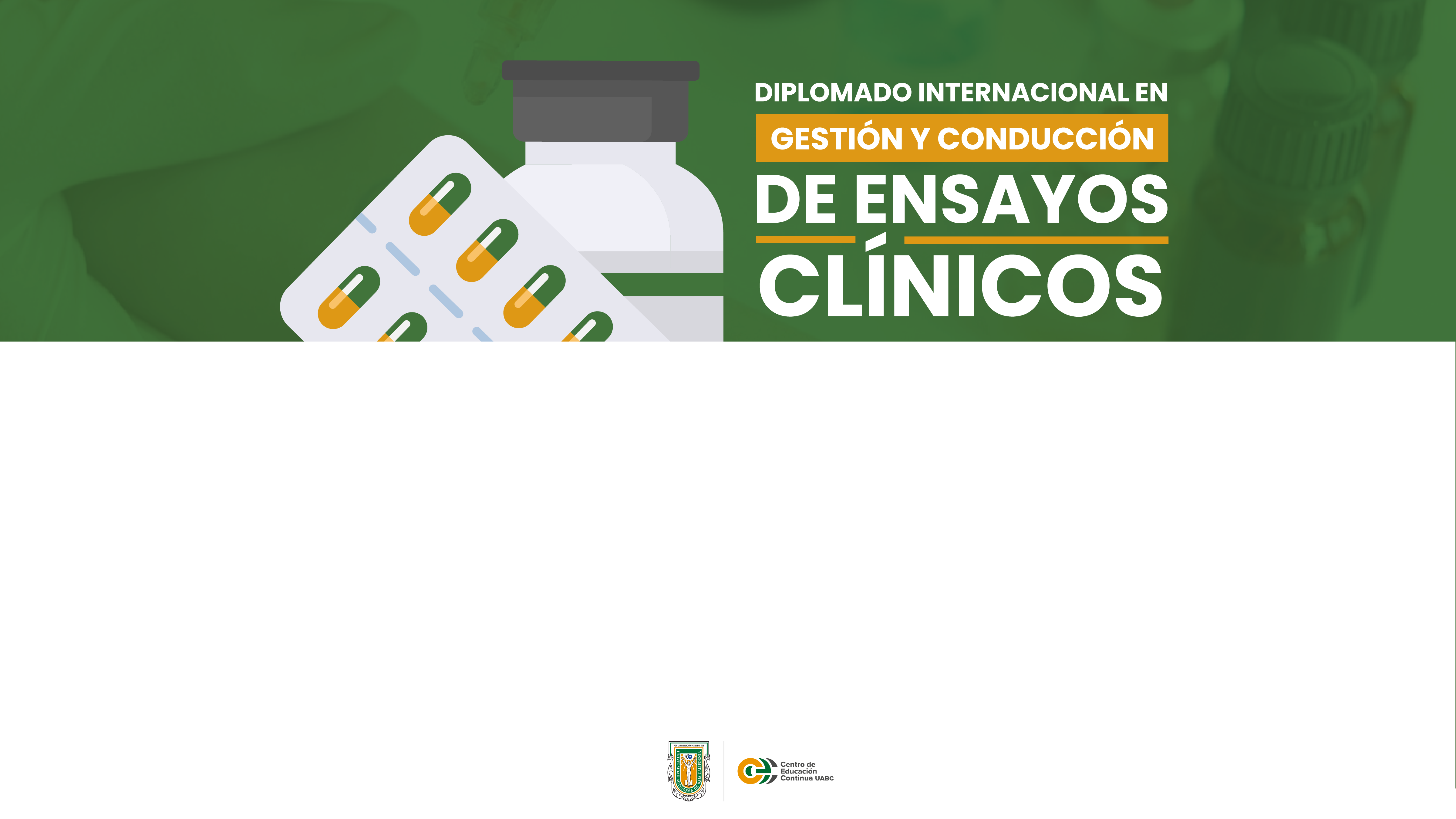 Diplomado Internacional en Gestión y Conducción de Ensayos Clínicos.